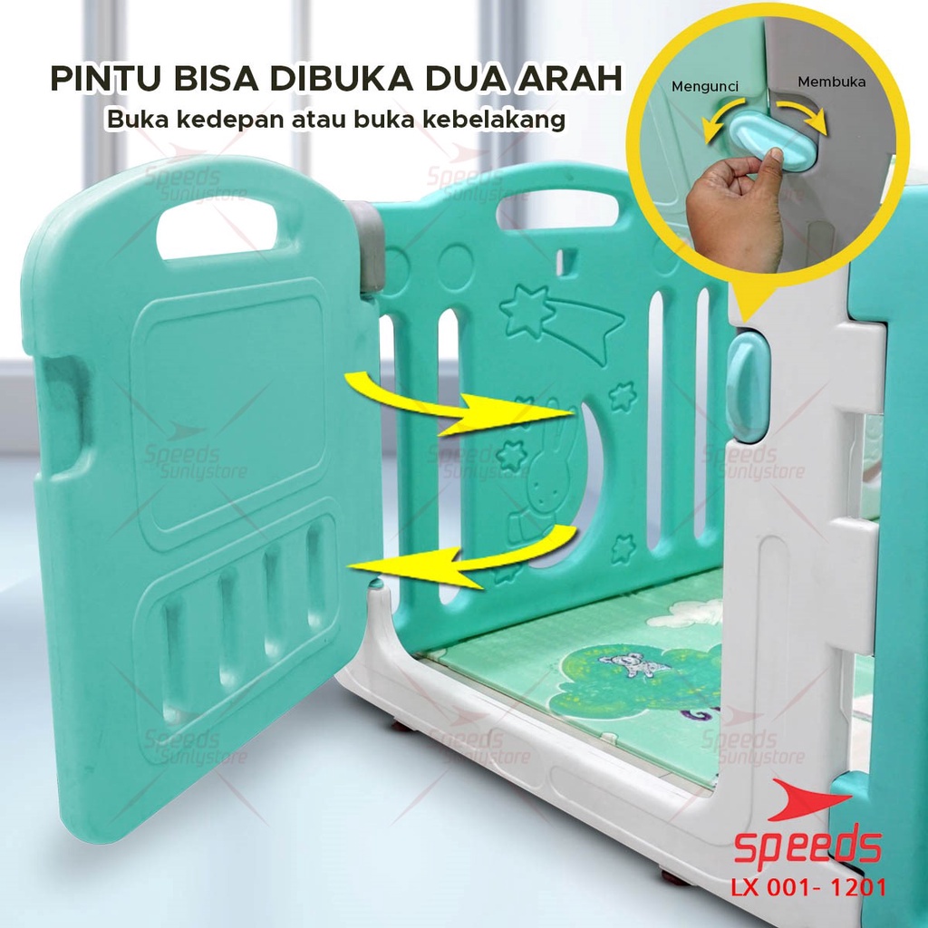 Moms Syafa Sni Molion Pagar Anak Pagar Pelindung Anak Pagar Bayi Set Playpen Bayi Pagar Mainan Anak