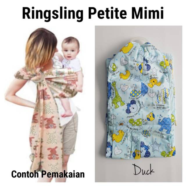 Gendongan Bayi Ring sling Petite Mimi