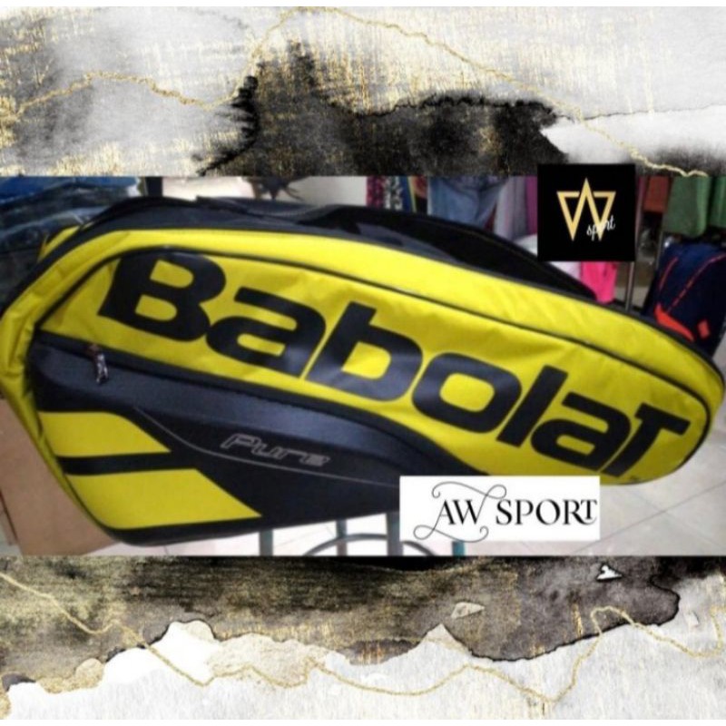 Tas Tenis BABOLAT Pure Aero Yellow/Black / Tas Tenis Babolat Original