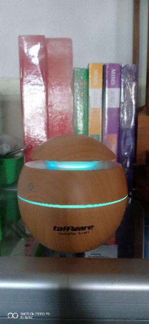 Pengharum Ruangan Aroma Terapi Air Humidifier Desain Kayu