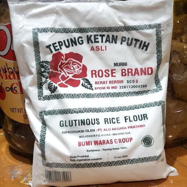 

46Zh Tepung Ketan Putih Rose Brand 500Gram Harga Termurah Zkh9