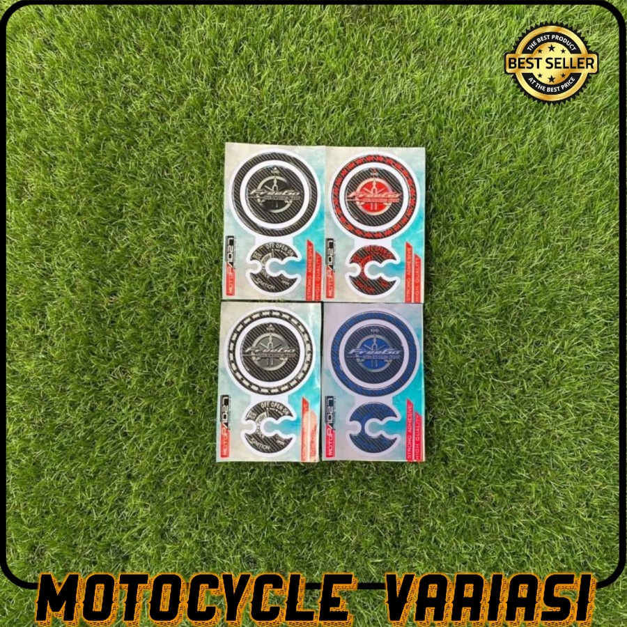 [COD] stiker sticker cover kontak fuel pad yamaha FREEGO timbul anti luntur