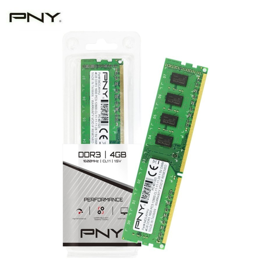 PNY LONGDIMM 4GB DDR3 1600 Mhz PC 12800