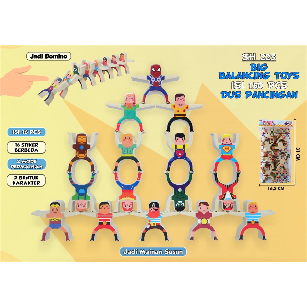 SH 233 - Mainan Puzzle Big Balancing Toys SH223 Melatih Daya otak Atik Anak anak