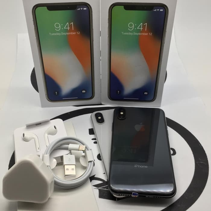 iPhone X 256gb Second Normal Fullset No Minus gratis JNE asuransi