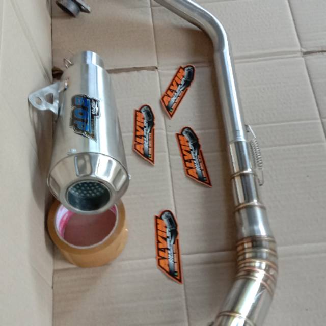 KNALPOT DOS PNP VIXSION Satria Fu Megapro R15 CBR 150R Sonic dll