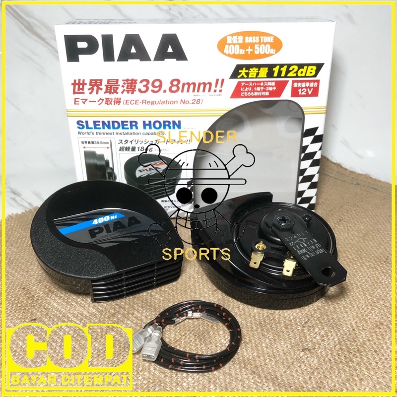 KLAKSON PIAA SLENDER 12V - PIAA SLENDER HORN 12V 112dB