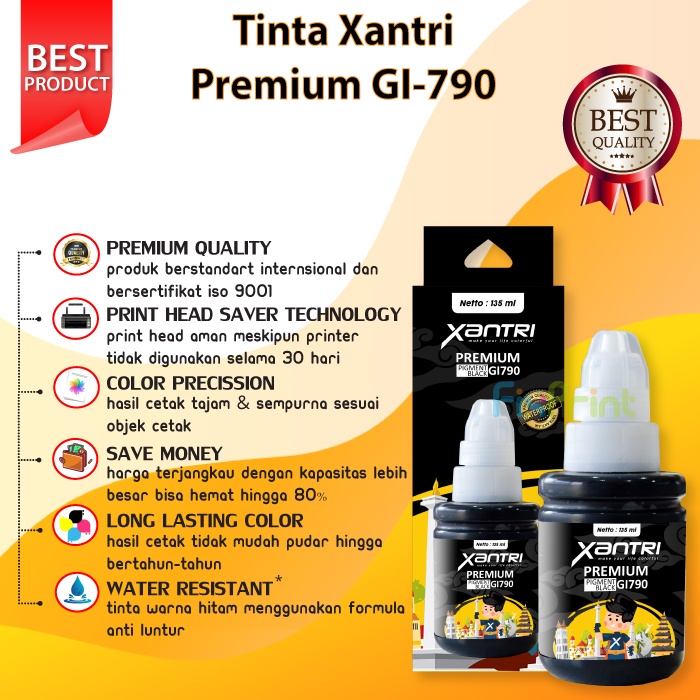 Tinta Xantri BT5000 BT6000 Printer DCP T300 T500W T700W MFC T800W