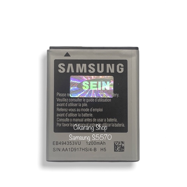 Baterai Samsung Ori Oem S5570 - S5282