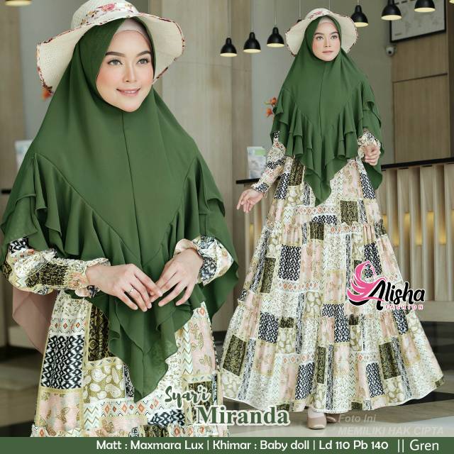 Miranda Syari Gamis Maxmara by Alisha