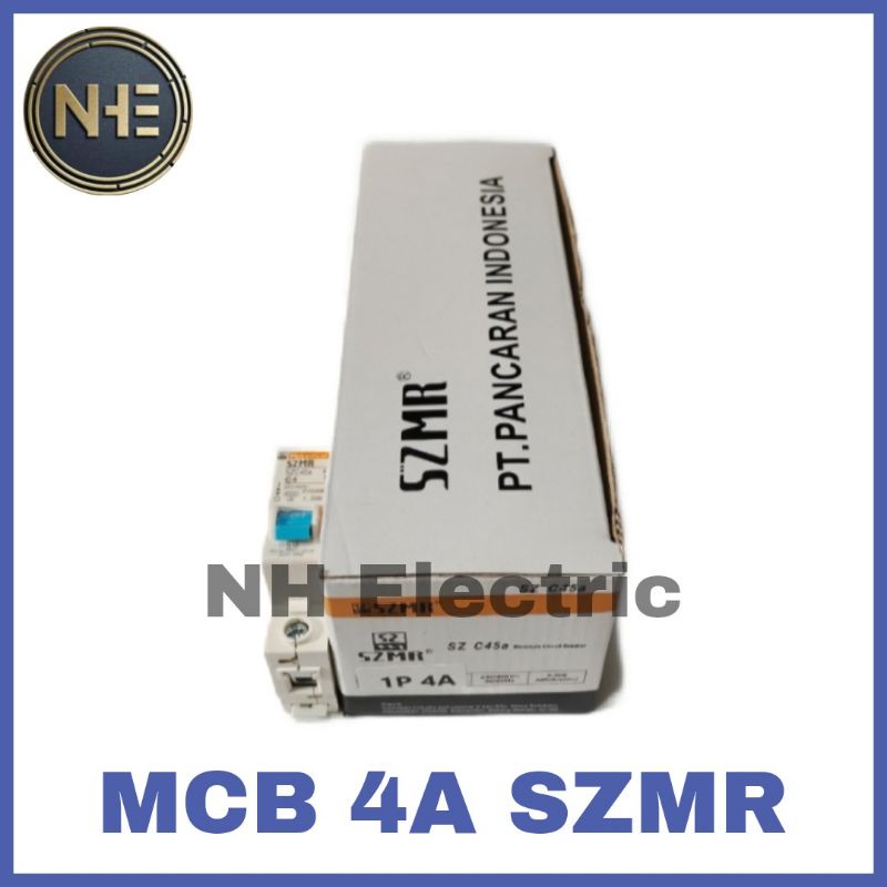 Mcb 4a Szmr - Mcb 4 Ampere Szmr - Mcb 4a 1phase Szmr SNI