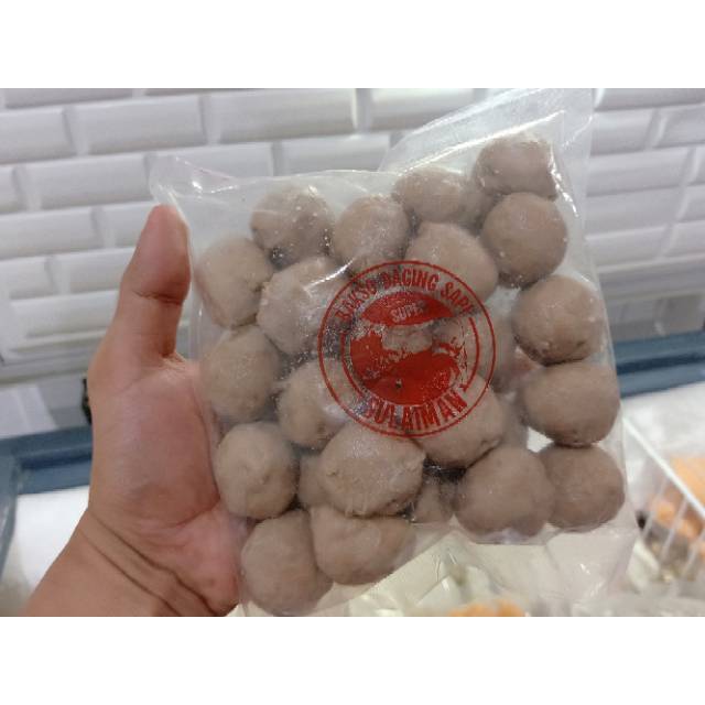 Bakso daging Sapi Kwalitas Super merek Sulaiman - 100% Halal Higienis