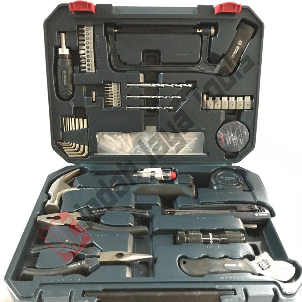 Jual Tool Kit Set 108 pcs BOSCH Toolkit Perkakas Komplit Set Shopee