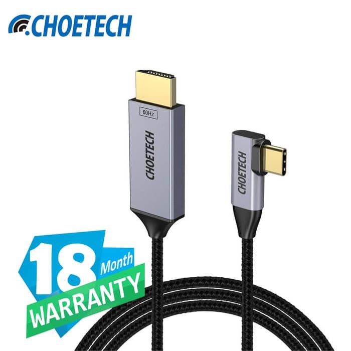 Type C to HDMI Braided converter Thunderbolt 3 CHOETECH XCH-1803