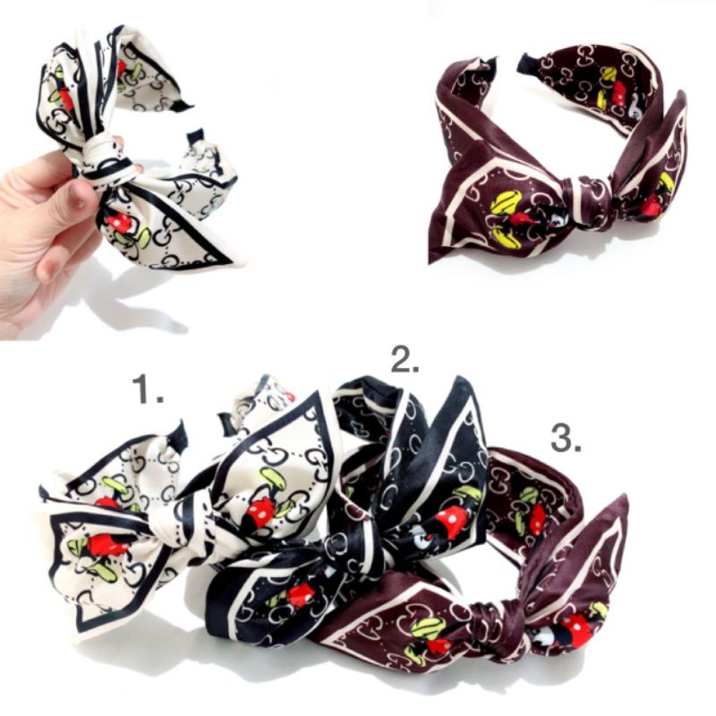 Bando Premium Quality Bando Korea Motif Gc Tidak Bikin Sakit Kalau Di Pakai Bahan Bagus Bandana import Branded Band B-018