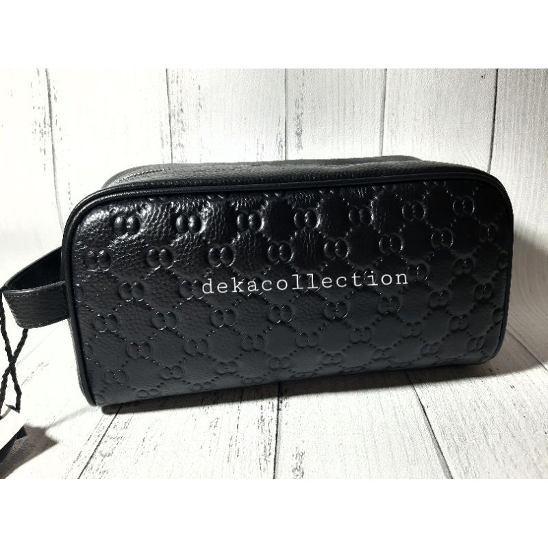 POUCH BAG KULIT LV GUCCI PRIA WANITA CLUCTH TAS TANGAN KULIT