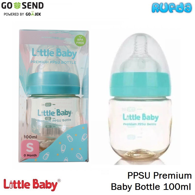 Little Baby PPSU Premium Baby Bottle 100ml Botol Susu Bayi