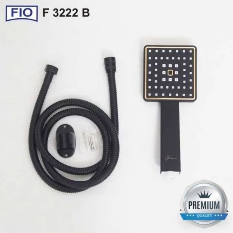 Hand Shower Kotak Black Hitam Fiorentino