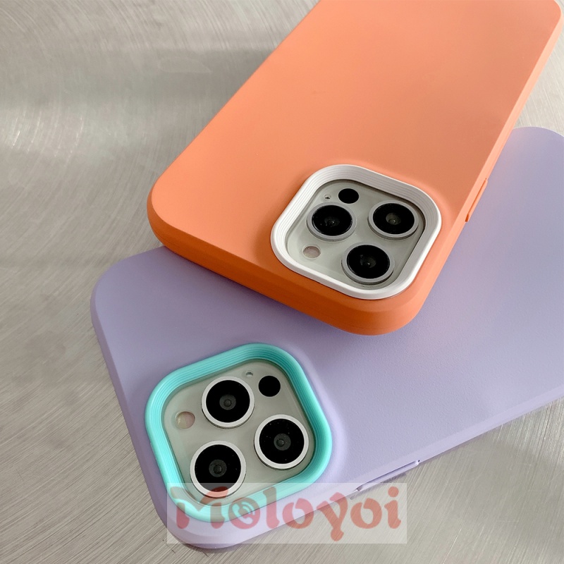 Case Bahan Tpu Warna Permen Tahan Banting Untuk Iphone 7 6 6s 8 Plus X Xr Xs Max 11 13 12 Pro Max Se 2020