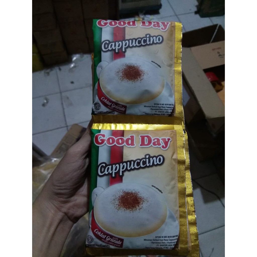 GOOD DAY CAPPUCINO 10 X 25 GRAM