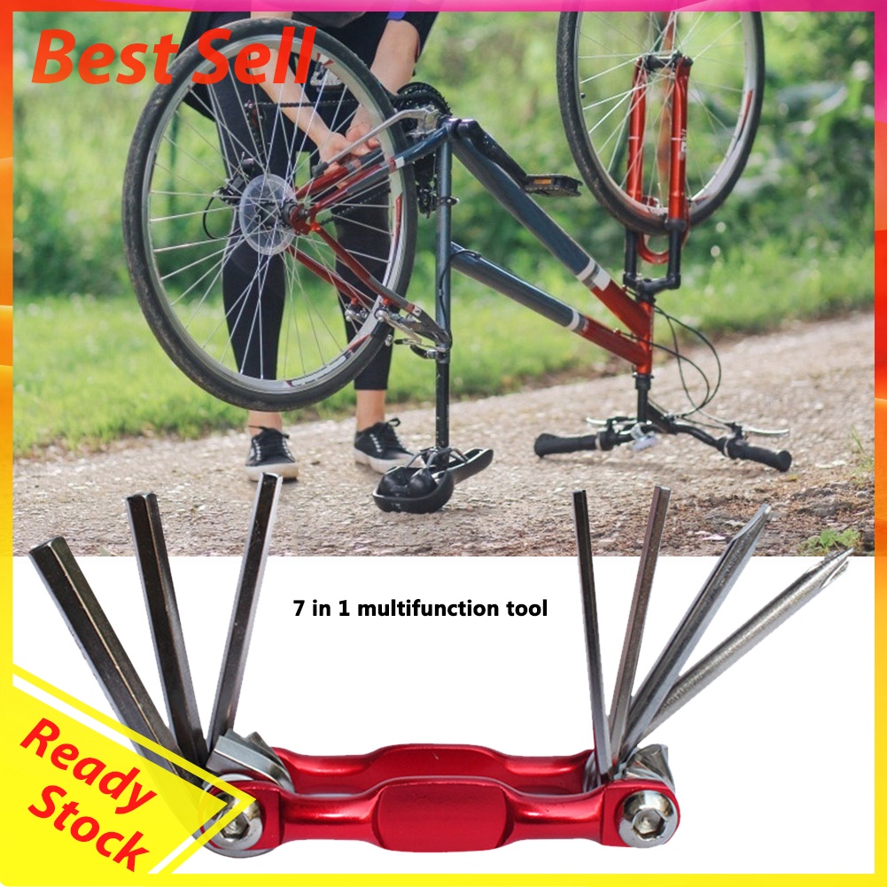 7 in 1 Bicycle Repair Tools Portable Multifunctional Maintenance Tool Kits