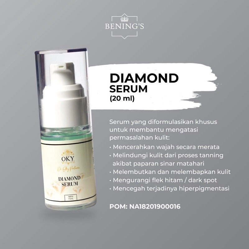 Super Whitening Diamond Serum by dr. Oky Pratama / Skincare by dr. Oky Pratama /Benings Clinic