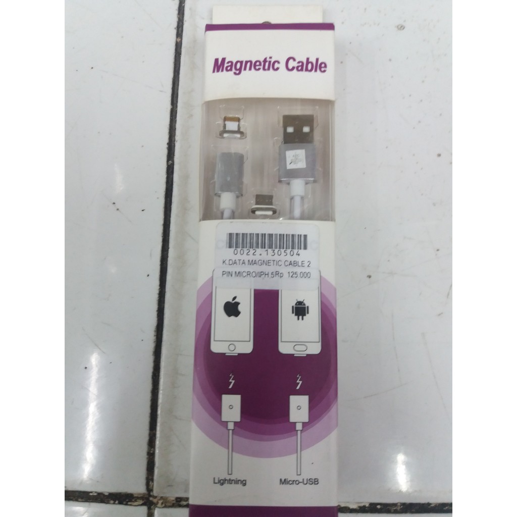 KABEL DATA MAGNETIC 2PIN MICRO USB IP5