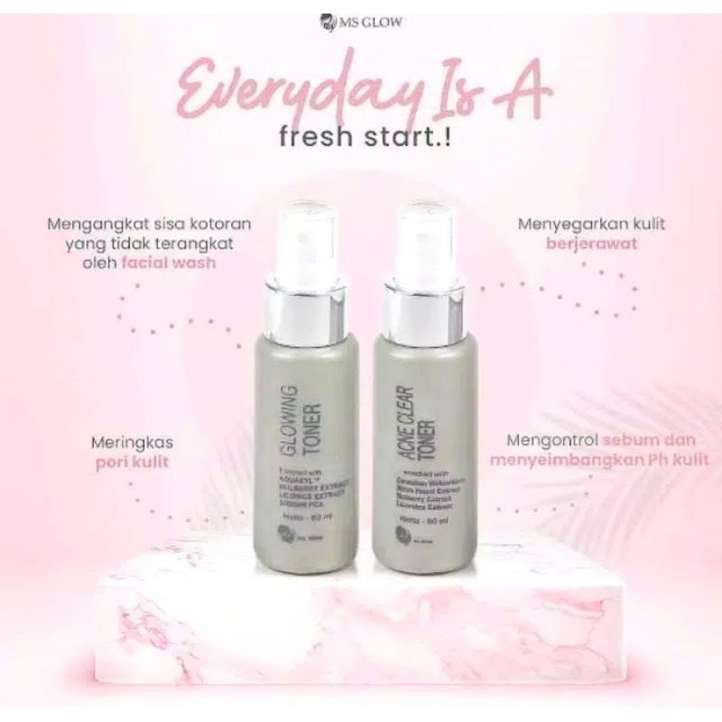 Toner Ms glow / Ms glow Toner acne / Ms glow Toner glowing