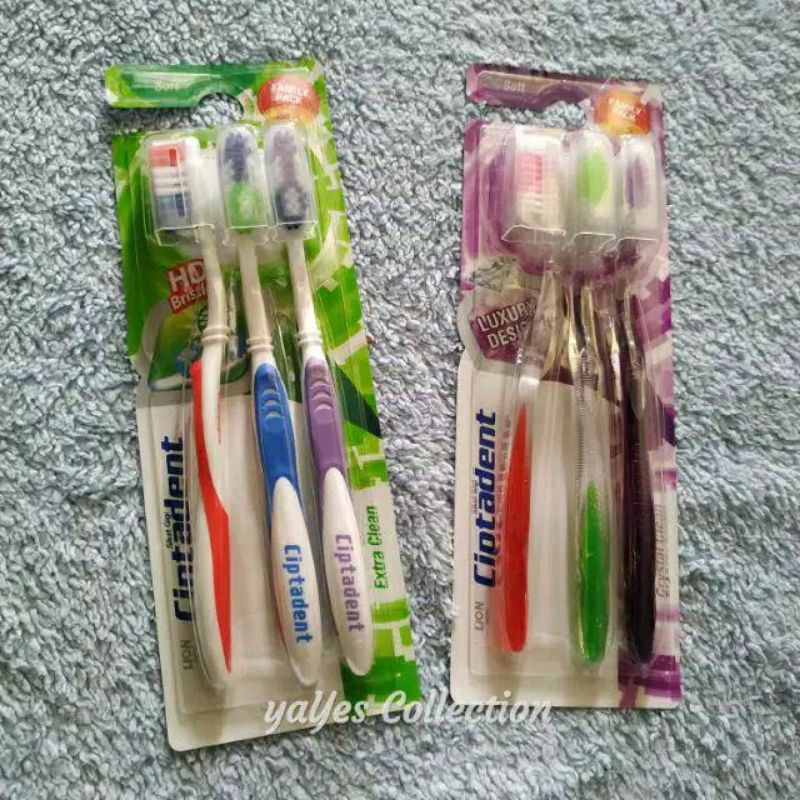 Sikat gigi ciptadent classic reguler soft family park halus lembut anak remaja dewasa speedy brush ciptaden