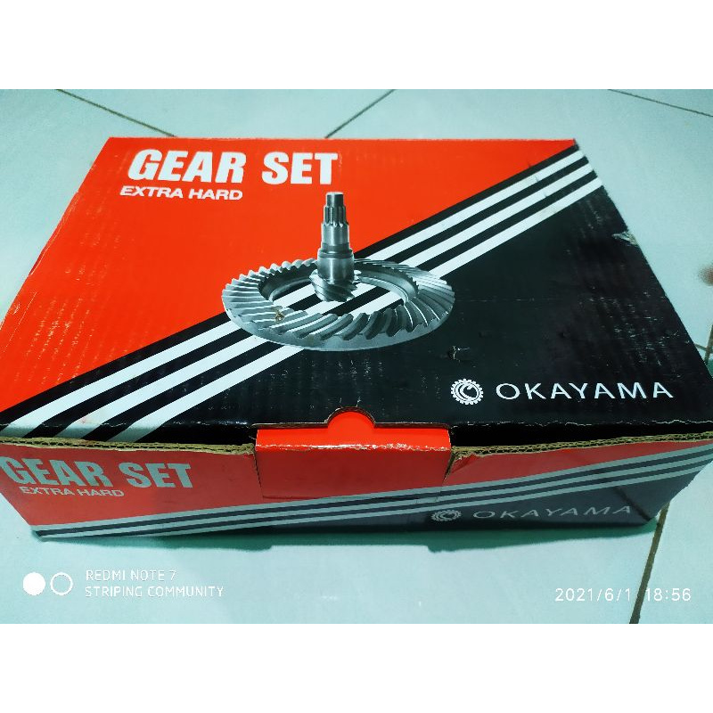 ready stok gardan gear set crown well original MITSUBISHI L300 SOLAR DISEL merk okayama oem