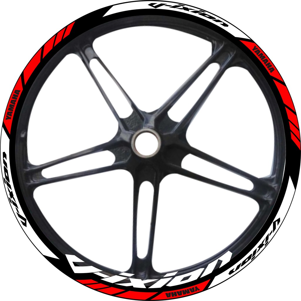 Stiker Velg Motor Model Yamaha Vixion Uk Velg 17 Shopee Indonesia