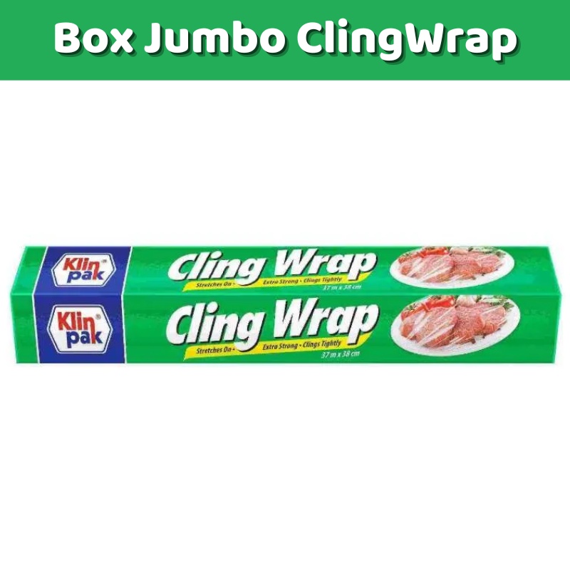 Klinpak Jumbo Aluminum Foil &amp; Klin Pak Cling Wrap Big Size