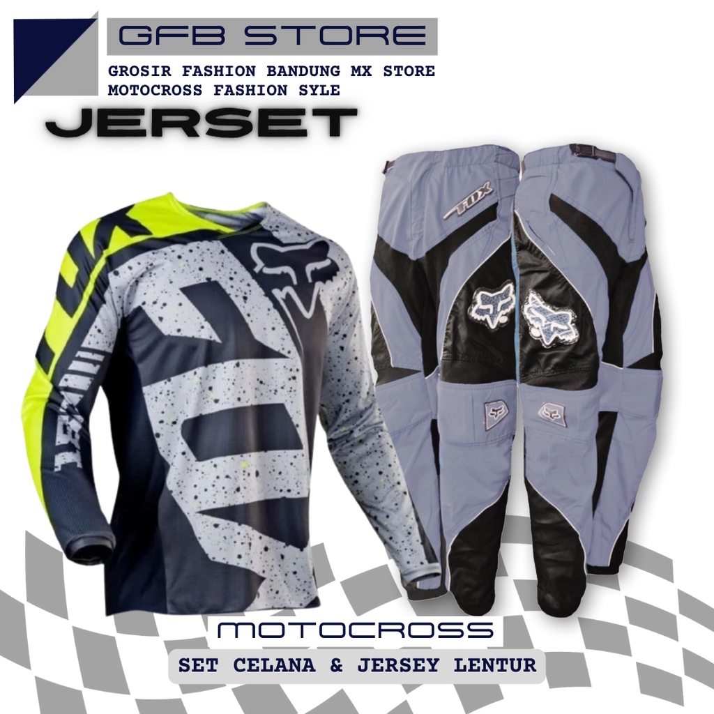 Jersey set pants motocross trail