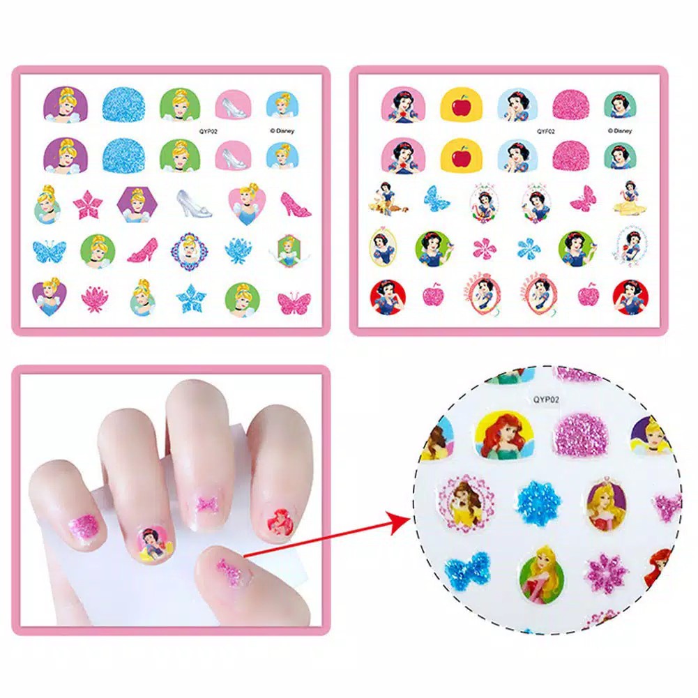 Gelasa Nail Art 3D Sticker Kuku Anak Princess series