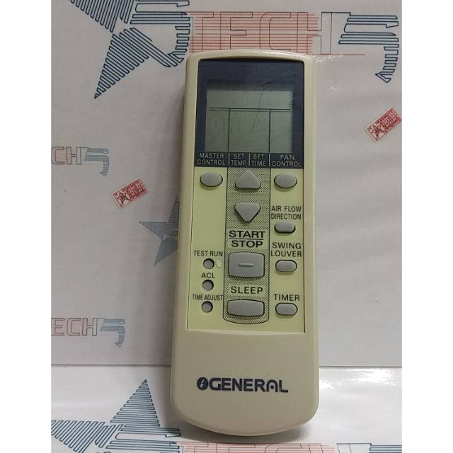 REMOT REMOTE AC GENERAL FUJITSU AR DJ2 ORIGINAL ASLI KW