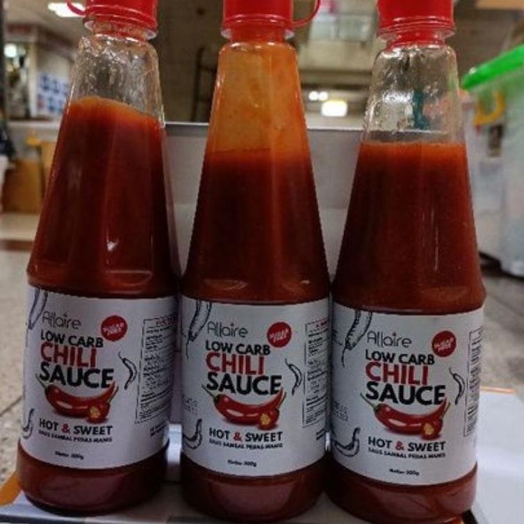 

CUCI_GUDANG Keto Chili Sauce Hot & Sweet 300gr Sugar Free Special Promo