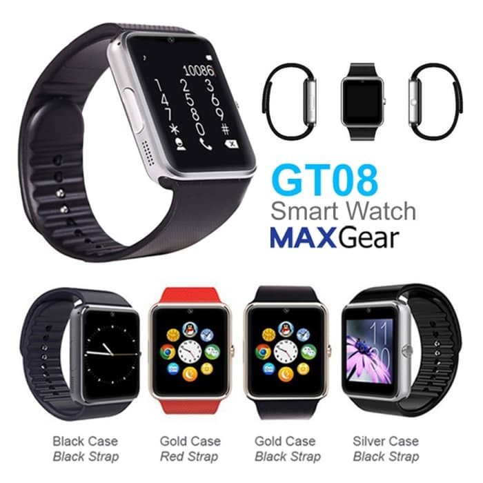 Jam Tangan Android Smartwatch Gt08 Gt 08 Gt 08 Shopee Indonesia