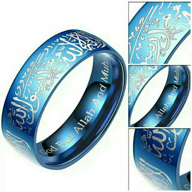 Cincin Tauhid Biru Bisa COD