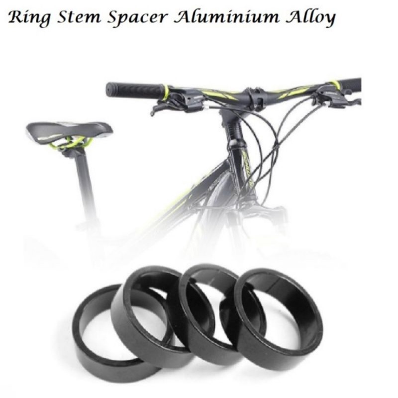 Ring Spacer Headset Stem Fork Gasket Alloy Peninggi Stang