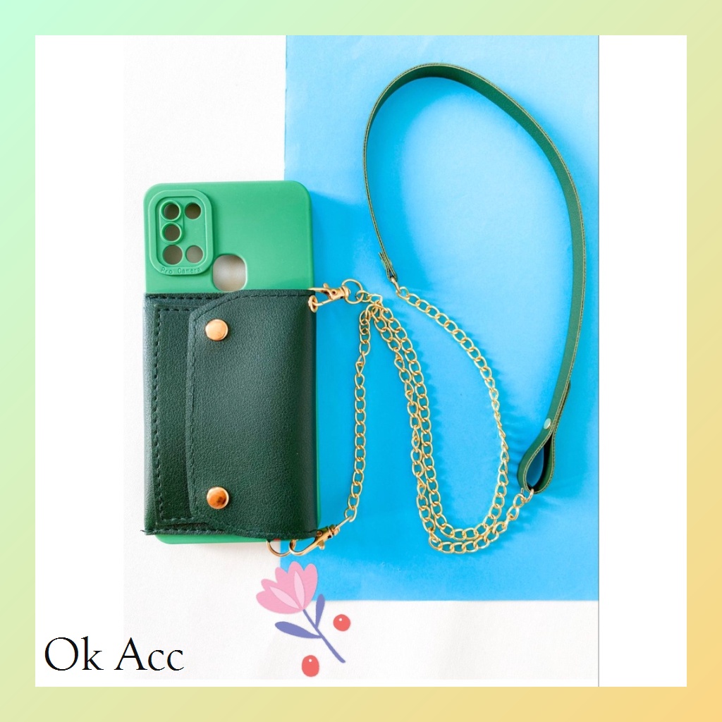 Case Tas Sling FH61 MK for Infinix Hot 8 9 10 10s 10t 11 11s 20 20i 30 30i NFC 12 12i Pro Note Play Smart 3+ 4 5 6 6+ 7 HD VIP