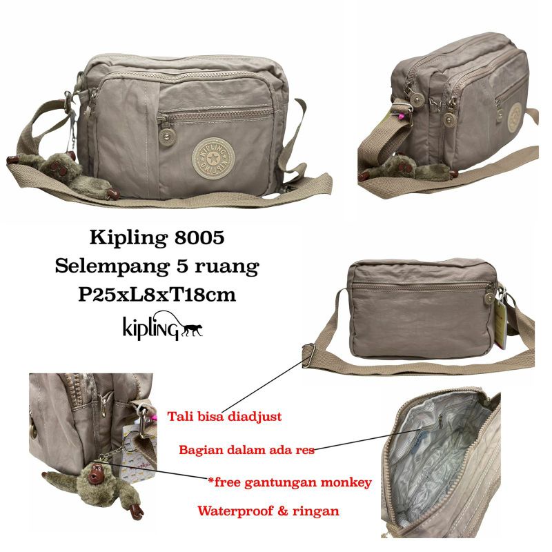 TERBARU!!Tas Selempan Kipling #120-Tas Fashion Import Murah