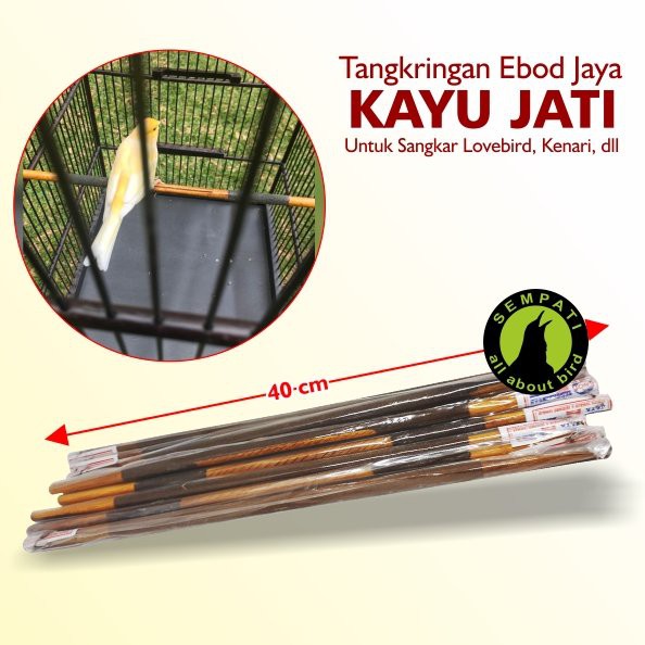 TANGKRINGAN SANGKAR BURUNG KENARI JATI EBOD JAYA