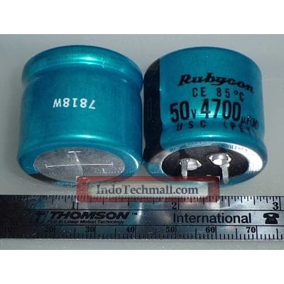 Promo Capacitor Elko 4700Uf 50V Rubycon Usc Original Promo