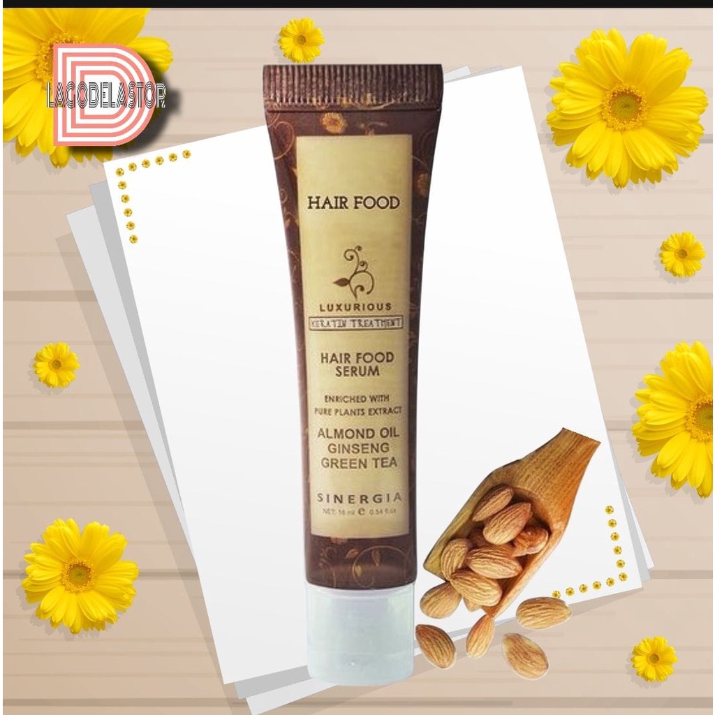 Sinergia ILVASTO Serum Almond / Vitamin Rambut 16ml / Hair Food