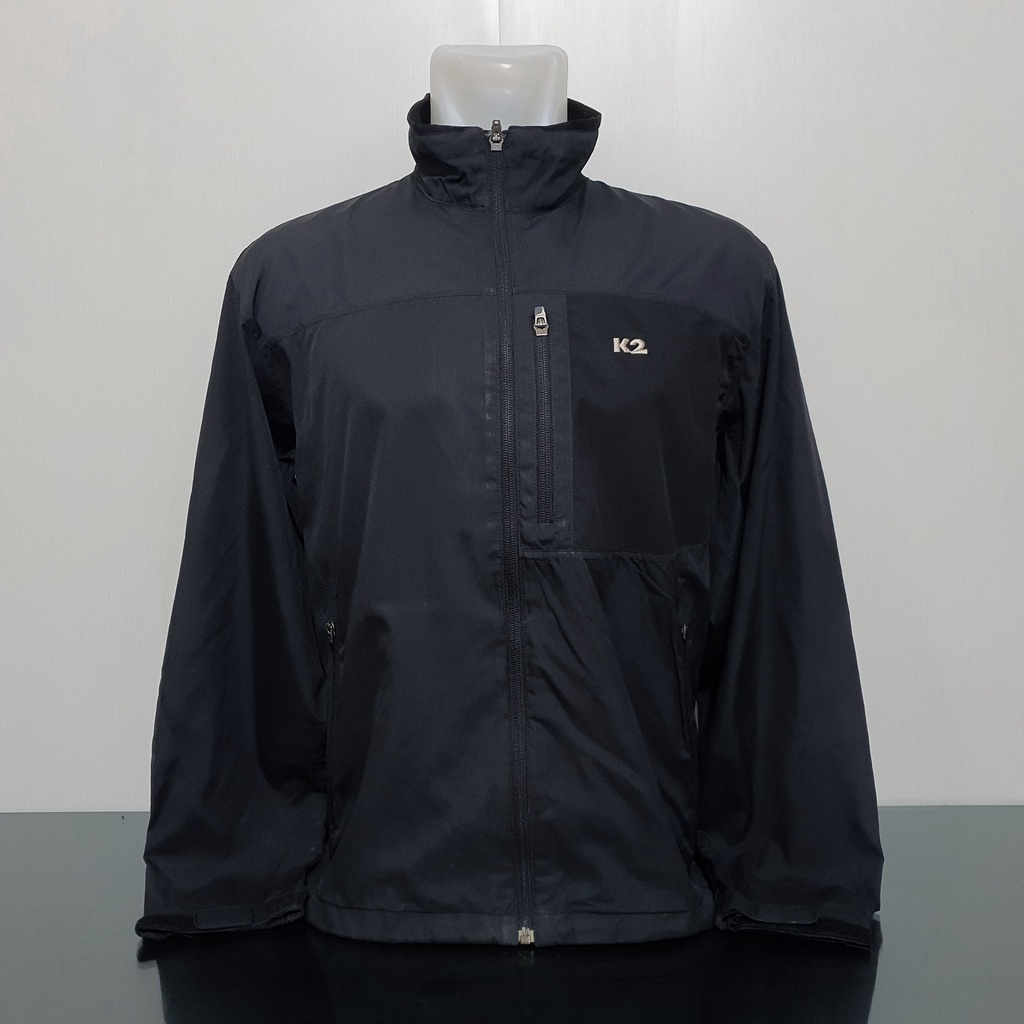 Jaket Windbreaker K2 - Size M - Lebar Dada 55 cm - Original 100%