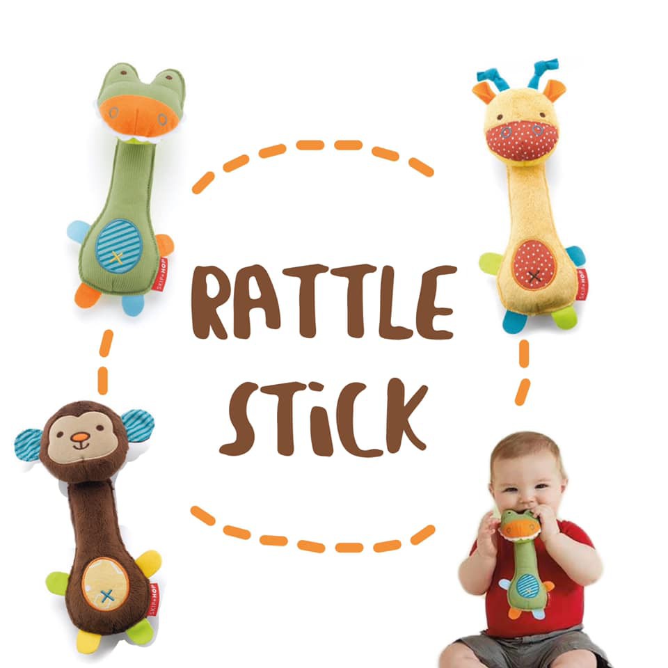 SQUEEZE RATTLE | mainan rattle tangan gigit bayi | Skiphop Rattle