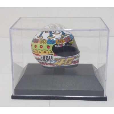 Diecast Set MiniChamps 1/8 AGV Helmet Valentino Rossi MotoGP Test Jerez 2008