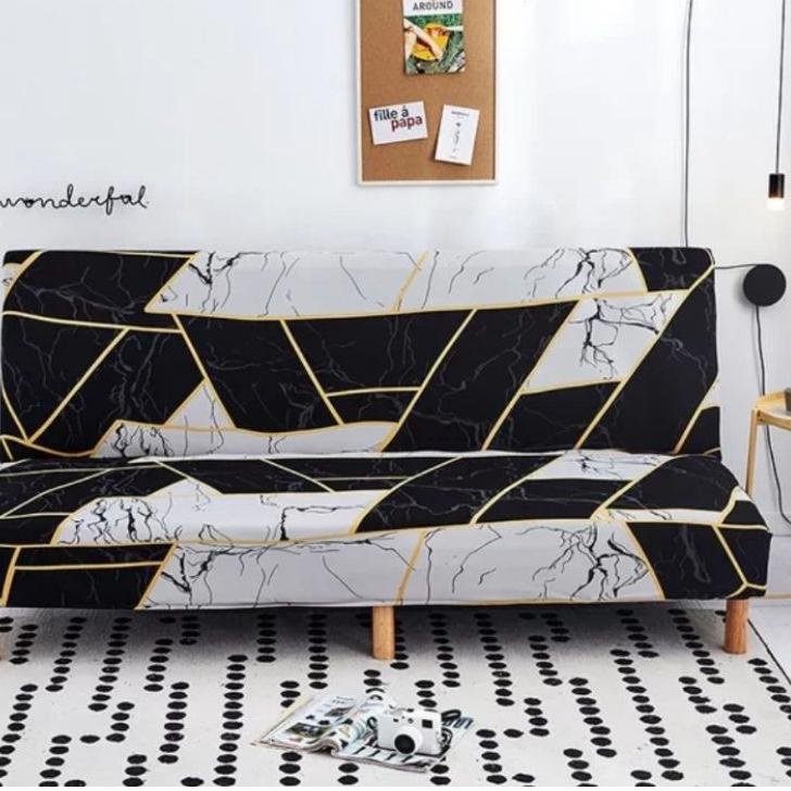 ✽ Cover sofa bed INFORMA elastic-Sarung PENUTUP sofa bed STRECTH motif ✦