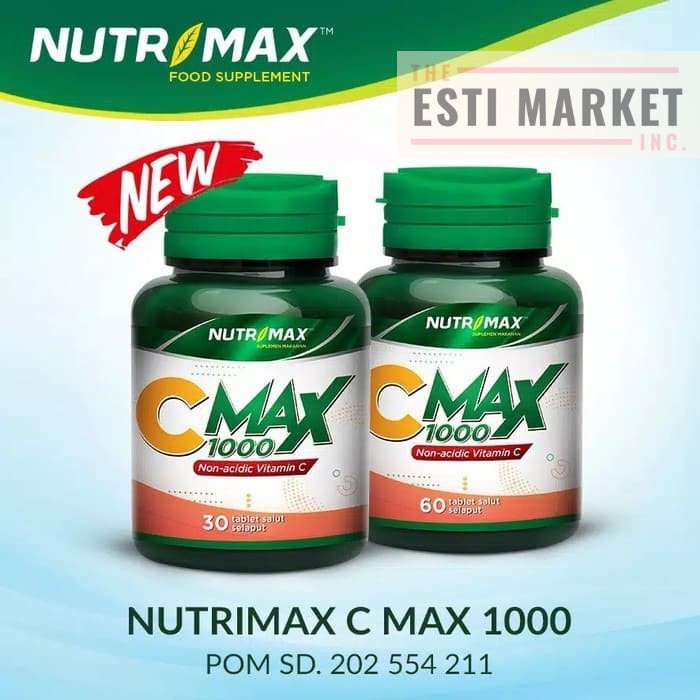 Cintramelin Penambah Imun Tubuh Nutrimax C Max 1000 Mg Vitamin Cmax Tablet Plus
