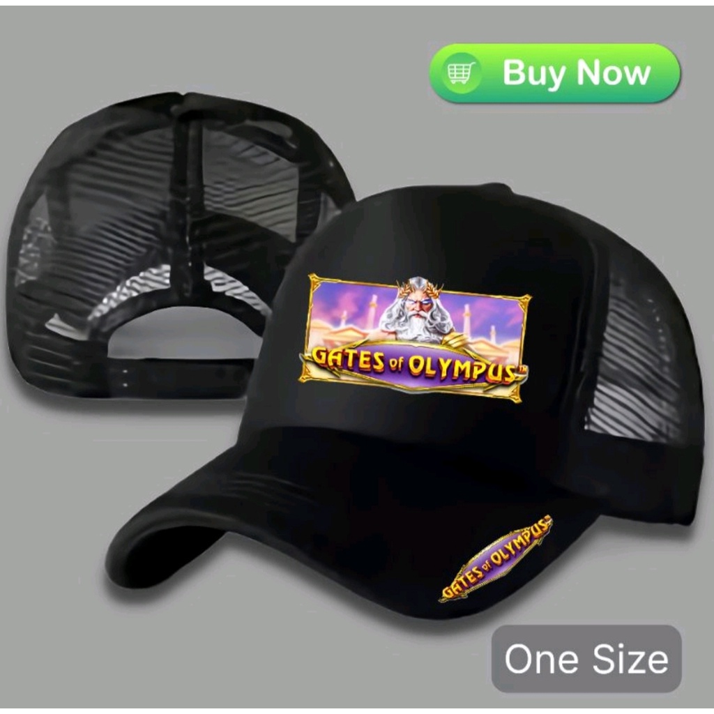 Snapback Topi Trucker Jaring GATES OF OLYMPUS